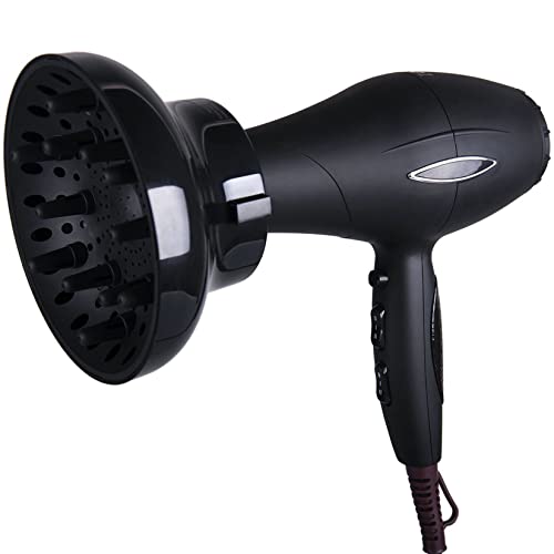 Universal Hair Diffuser for Curly & Wavy Hair, 1.7-2.6 Inch