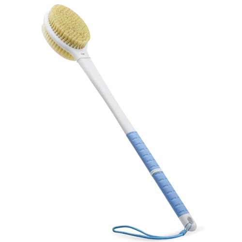 20.5" Long Handle Back Scrubber Shower Brush with Dual Bristles