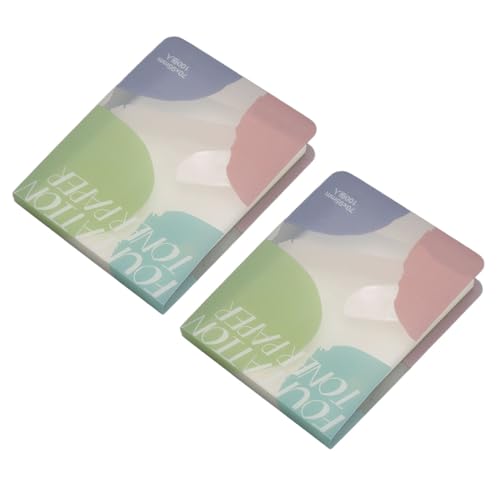 Disposable Nail Art Palette Paper - 200 Sheets Mix Colors