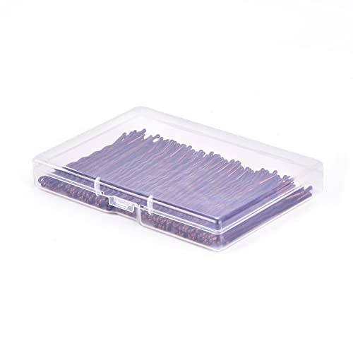 MORGLES 2.75" Jumbo Brown Bobby Pins (120 Count)