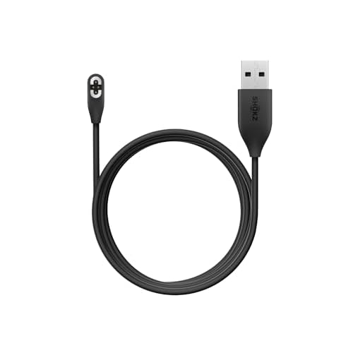 SHOKZ Magnetic Charger Cord Compatible Open Swim Pro S710, thermoplastic elastomer, 650mm for Charger Cord, Includes Reinforced connectors and a Durable, Tangle-Free Cable Designed to Last