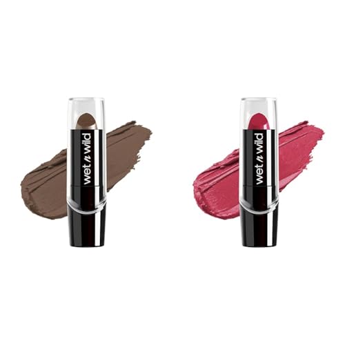 wet n wild Silk Finish Lipstick 2-Pack - Cashmere Brown & Fuchsia