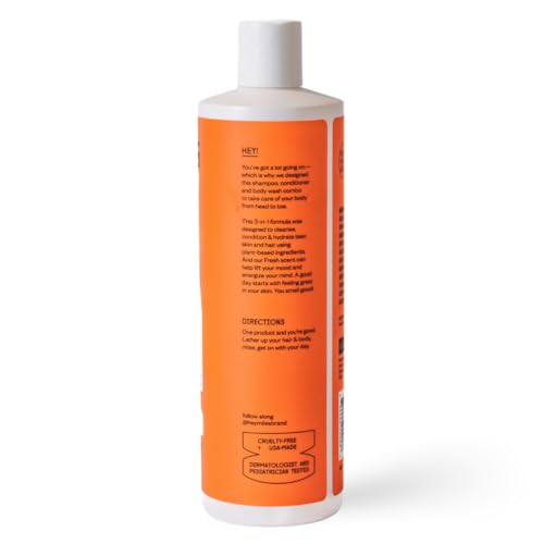 Miles 3-in-1 Body Wash - Fresh Scent - 16 oz