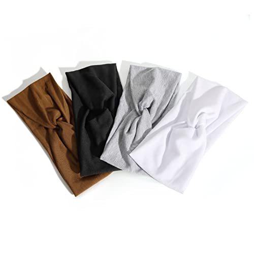 Non-Slip Headbands for Women and Girls - Yoga, Workout, Sport Hair Wraps, 8 Colors