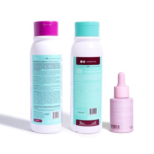 D'Luchi Hair Growth Treatment Kit - 3-Piece Set with Red Onion Shampoo