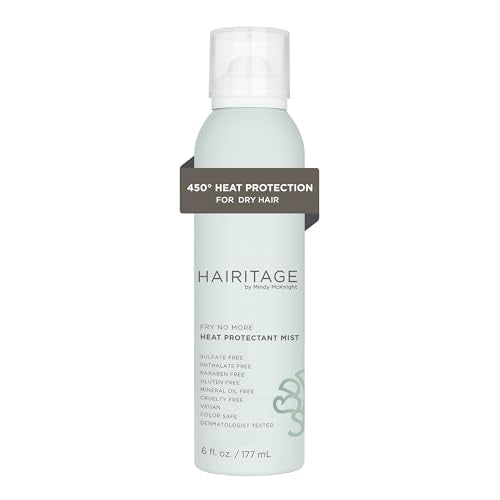 Hairitage Argan Oil Heat Protectant Spray 5oz - 450°F Protection