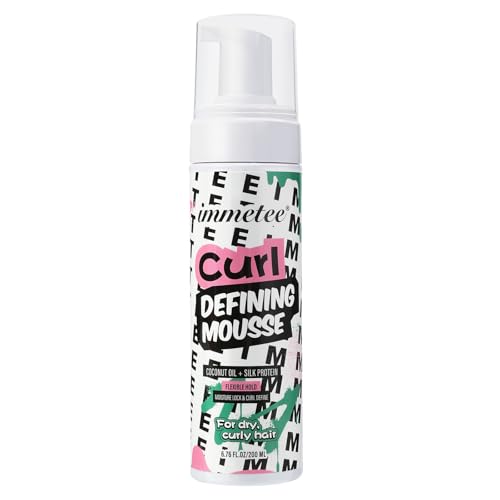 immetee Curl Control Mousse with Coconut Oil & Silk Protein - 200ml