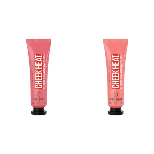 Maybelline Cheek Heat Gel-Cream Blush Duo - Nude Burn & Coral Ember