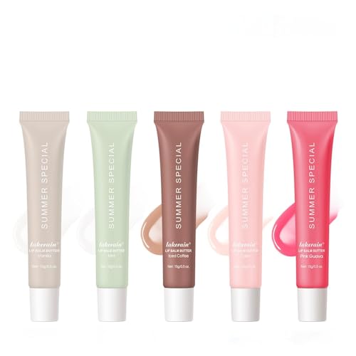Glossy Butter Lip Balm Set - 5 Pack Ultra-Hydrating