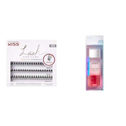 KISS Lash Couture Venus 60 Faux Mink Clusters + Rosewater Remover