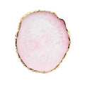 Pink Resin Nail Art Palette - Mixed Color Nail Polish Painting Palette 3#