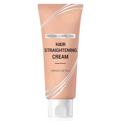 Protein Hair Straightening Cream - Frizz Control & Repair 3.38oz