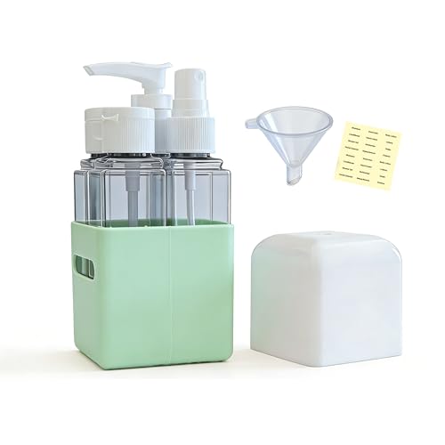 4-in-1 Refillable Cosmetic Containers Set - TSA Approved Travel Kit