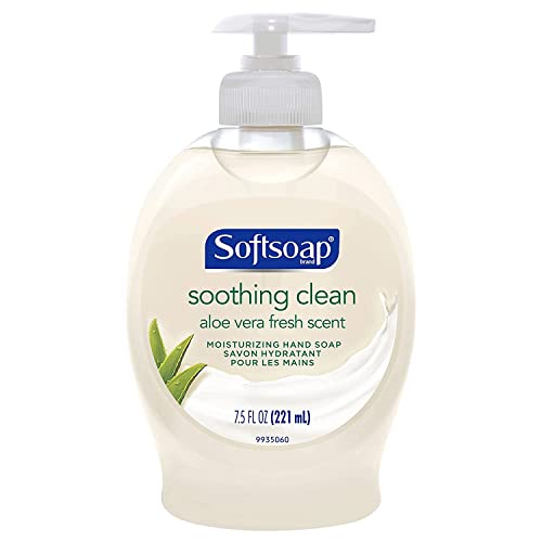 Softsoap Liquid Hand Soap, Moisturizing with Aloe, 7.50-Ounce (Pack of 4)