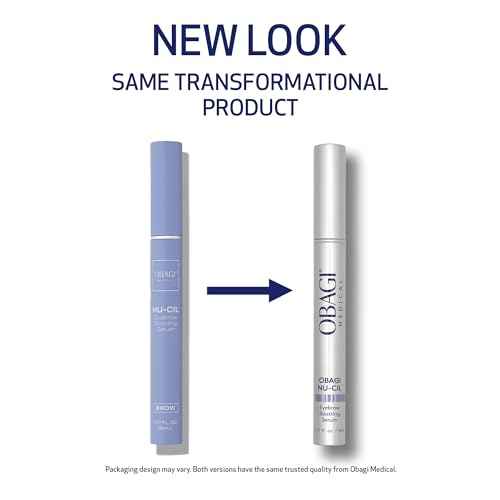 Obagi Nu-Cil Eyebrow Boosting Serum - Ultimate Eyebrow Growth Serum with Hyaluronic Acid - Dermatologist Approved for Thin, Patchy & Over-Tweezed Eyebrows - Fast Absorbing - 6ml