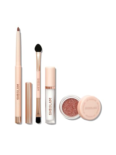 SHEGLAM Lip Dazzler 4-in-1 Glitter Kit – Long-Lasting Sparkle