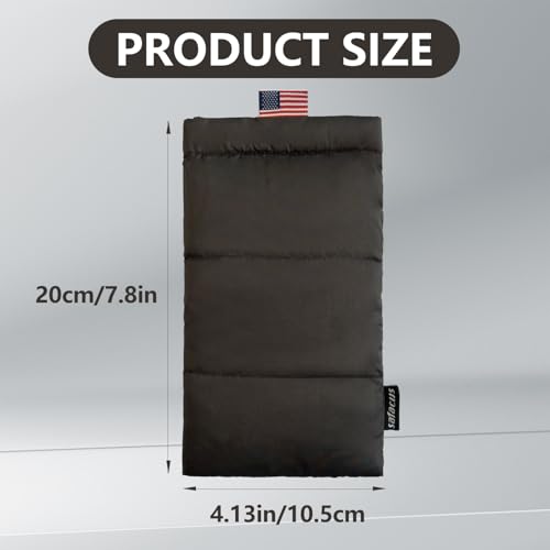 SAFACUS Brown Thermal Phone Case - Outdoor Insulated Pouch for iPhone & Galaxy