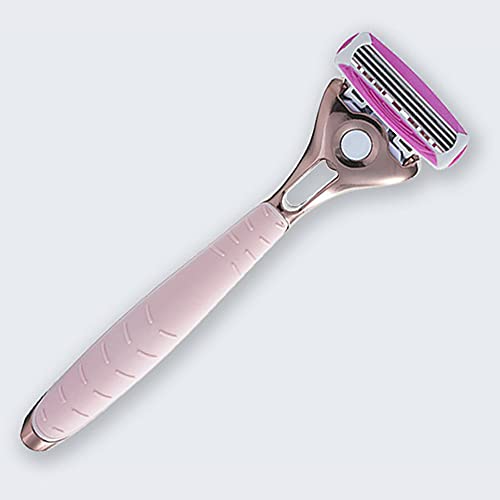 Wilkinson Sword - Quattro for Women | Premium Metal Rose Gold | Razor Handle + 5 Blade Refills