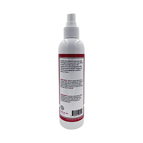 Warren London Cat Detangler Spray - Unscented Leave-in Conditioner 8 oz