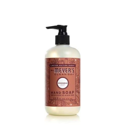 Mrs. MEYER'S CLEAN DAY Liquid Hand Soap, Gingerbread, 12.5 Fl Oz (Pack of 6)