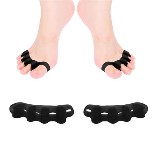 Silicone Toe Spacers for Bunion Relief & Overlapping Toe Alignment
