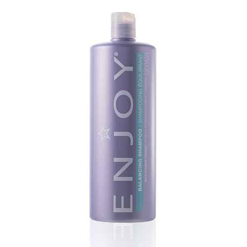 ENJOY Hair Care Balancing Shampoo, Sulfate Free, For Color Treated Hair, for Men and Women, Curly Hair - 33.8 Fl Oz