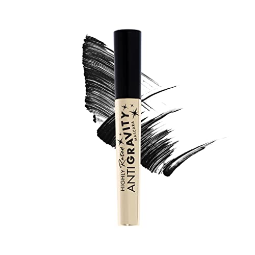 Milani Highly Rated Anti-Gravity BLACK Mascara with Castor Oil and Molded Hourglass Shaped Brush - 1 Pack