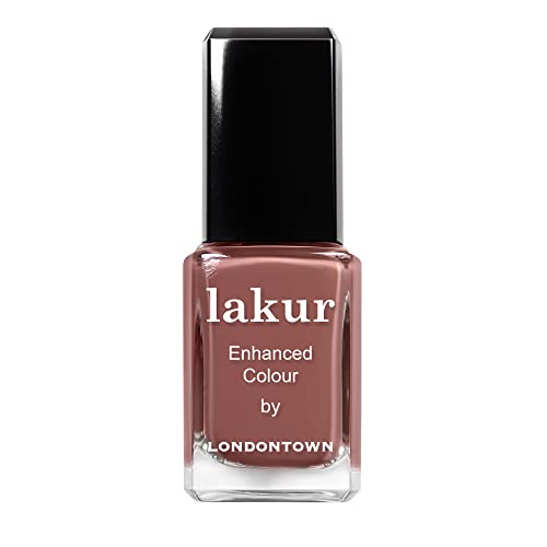 LONDONTOWN Lakur Nail Polish – Nude & Brown, Chip-Resistant
