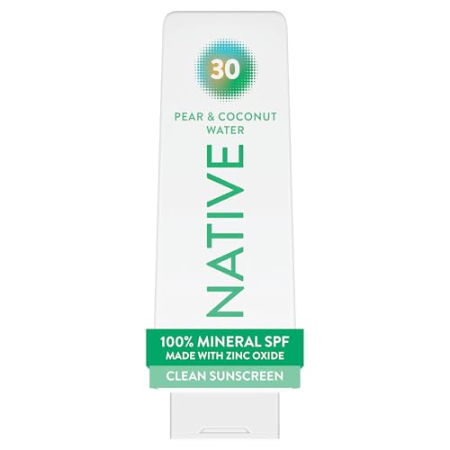 Native Mineral Sunscreen Lotion SPF 30 - No White Cast, 7 oz