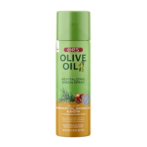 ORS Olive Oil Revitalizing Sheen Spray with Rosemary, Batana & Biotin Oil 10 Ounces