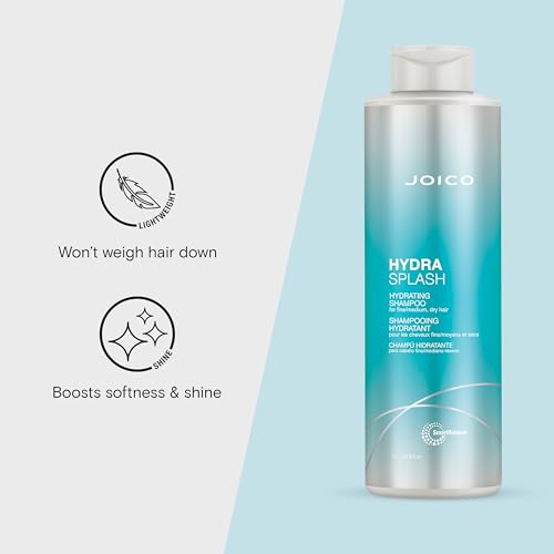 Joico HydraSplash Hydrating Shampoo | For Fine, Medium, Dry Hair | Replenish Moisture | Add Hydration & Softness | With Sea Kelp & Coconut Water