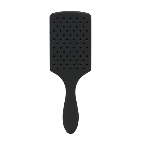 Wet Brush Paddle Detangler Hair Brush, Black Frost - Ultra-Soft IntelliFlex Detangling Bristles with AquaVent Design - Spread Hair Treatments Evenly - Glides Through Tangles For All Hair Types