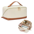 Telena Waterproof Makeup Bag with Organizer - Large Capacity Travel Case