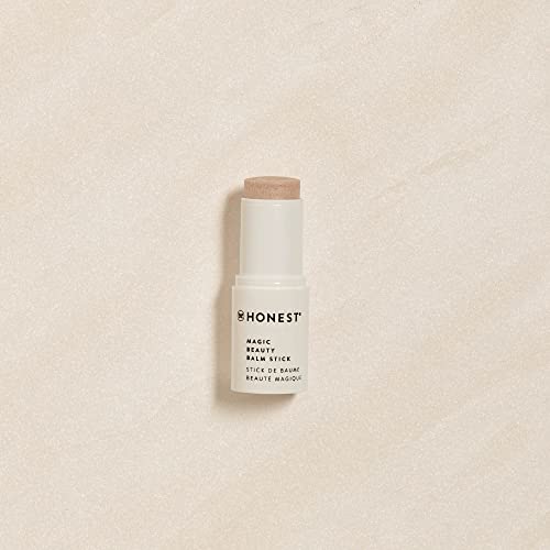 Honest Beauty Magic Beauty Balm Stick with Shea Butter, Jojoba & Argan Oil | Multitasking Balm Stick | EWG Certified & Hypoallergenic & Non-Comedogenic | Cruelty Free | 0.4 Fl Oz