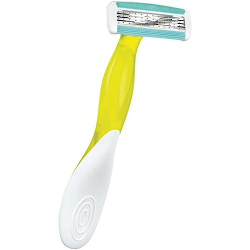 BIC Soleil Bella Colours 4-Blade Lady Razors - Pack of 3 - Spring Mounted Blades with Pivoting Head for Ultra Smooth Shave