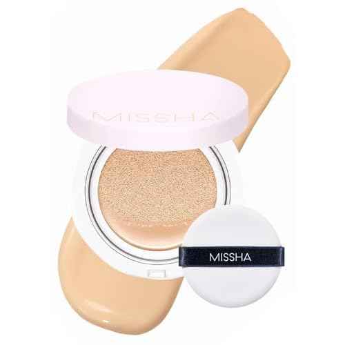 MISSHA Magic Cushion Foundation No.23 Natural Beige for light with neutral skin tone - Flawless Coverage, Dewy Finish, Easy Application for All Skin Types