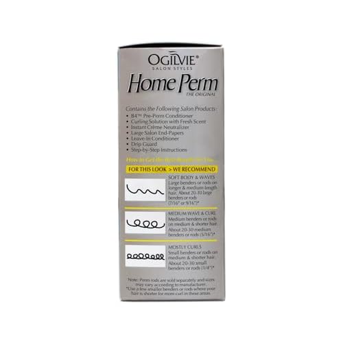 Ogilvie Home Perm For Color Treated Hair, Pack of 3