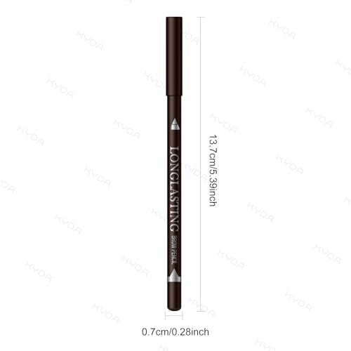 Ownest 12 Pcs Dark Brown Eyebrow Pencil Waterproof
