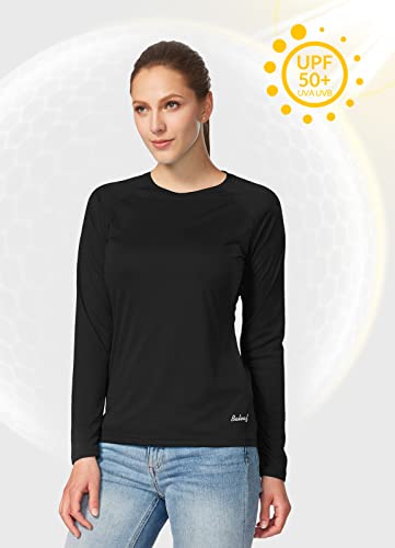 BALEAF Women's Sun Shirts 1/4 Zip Pullover UPF50+ UV Protection Lightweight Quick Dry Golf Hiking Running Workout Tops Workout Tops Sage Size S