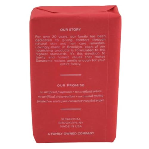 Sunaroma Bar Pepper Mint Oil Soap 8 Ounce (236ml) (6 Pack)