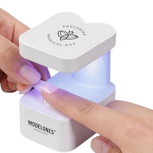 Modelones Mini UV Nail Lamp with Dual Timers for Gel Polish