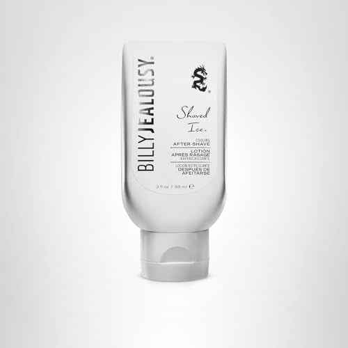 Billy Jealousy Shaved Ice After Shave Balm for Men with Aloe Leaf Juice, Cools & Hydrates Skin, Relieves Razor Irritation and Prevents Ingrown Hairs, 3 Fl Oz