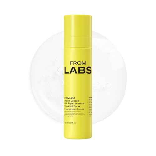 FROM LABS Protein Capsule Leave?In Treatment Spray, Lightweight Hydrating Mist for Heat Protection (Up to 428¡ÆF / 220¡ÆC), Frizz Control & Split Ends Repair, Color?Safe, Fine?Hair Friendly, 5.07 fl oz