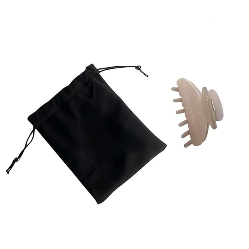 Apricot Acetate Claw Clips 3-Inch for Fine & Thick Hair