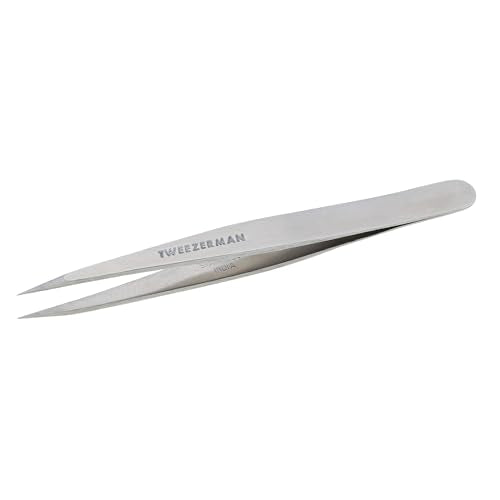 Tweezerman Steel Point Tweezer for Precision Eyebrow Hair Removal