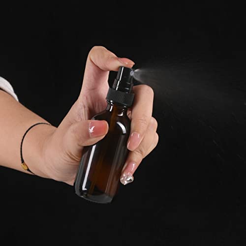 Amber Glass Spray Bottles 2oz 24 Pack Fine Mist