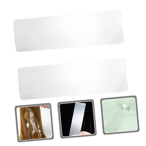 Hair Highlighting Board 2 Pack - 15.7x4.7in Clear Dye Paddle
