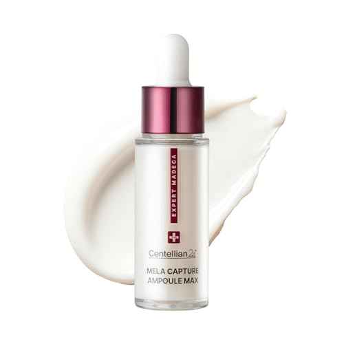 Centellian 24 Expert Madeca Mela Capture Ampoule Max (Madeca Mela 0.5fl oz) High Concentration Serum for Melanin Reduction, Wrinkle & Enhanced Skin Elasticity - TECA Centella Asiatica Extract