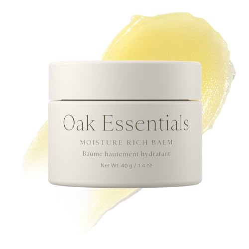 Oak Essentials Moisture Rich Face Balm | Hydrating Balm-to-Oil, 1.4 Oz