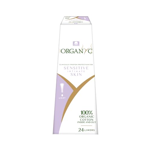 Organyc Organic Cotton Thong Panty Liners, 24 Count